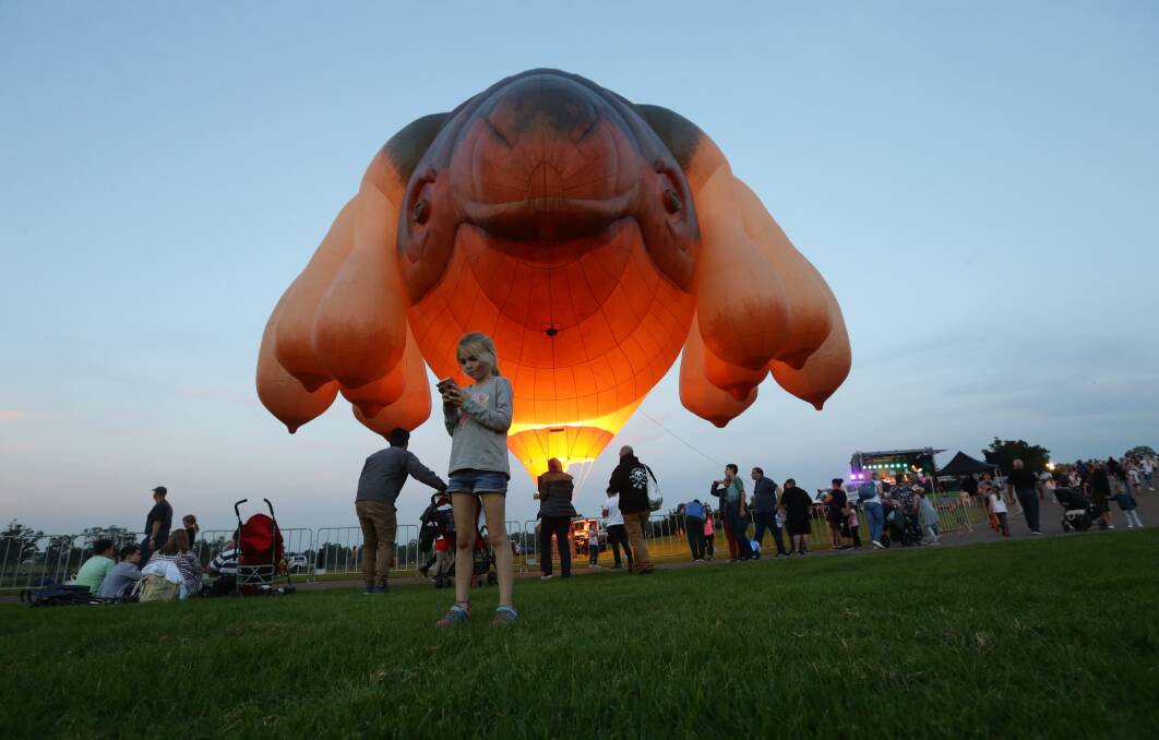 Skywhale returns to Canberra today, seven years after its controversial debut. Picture: Jonathan Carroll