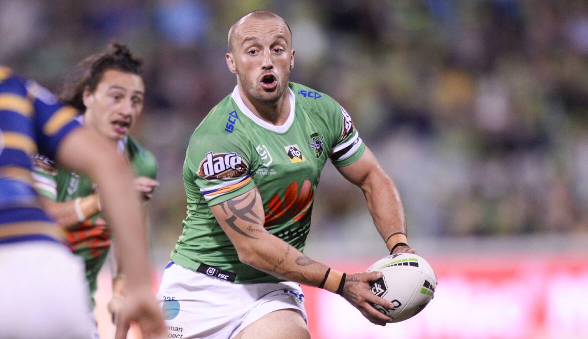 Josh Hodgson will have a huge impact on Canberra's clash with South Sydney. Picture: AAP