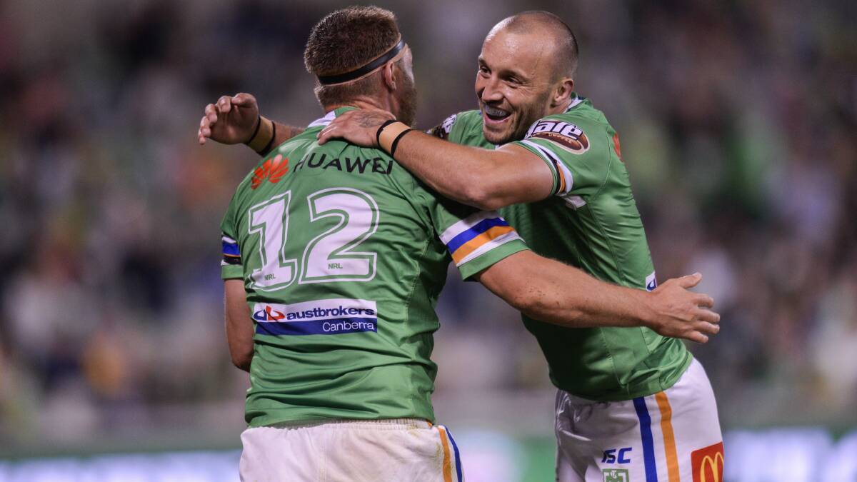 Josh Hodgson is invaluable for Canberra. Picture: AAP