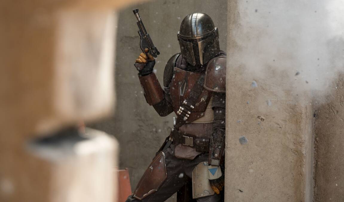 Pedro Pascal in Disney+'s live-action Star Wars series 'The Mandalorian'. Picture: Lucasfilm