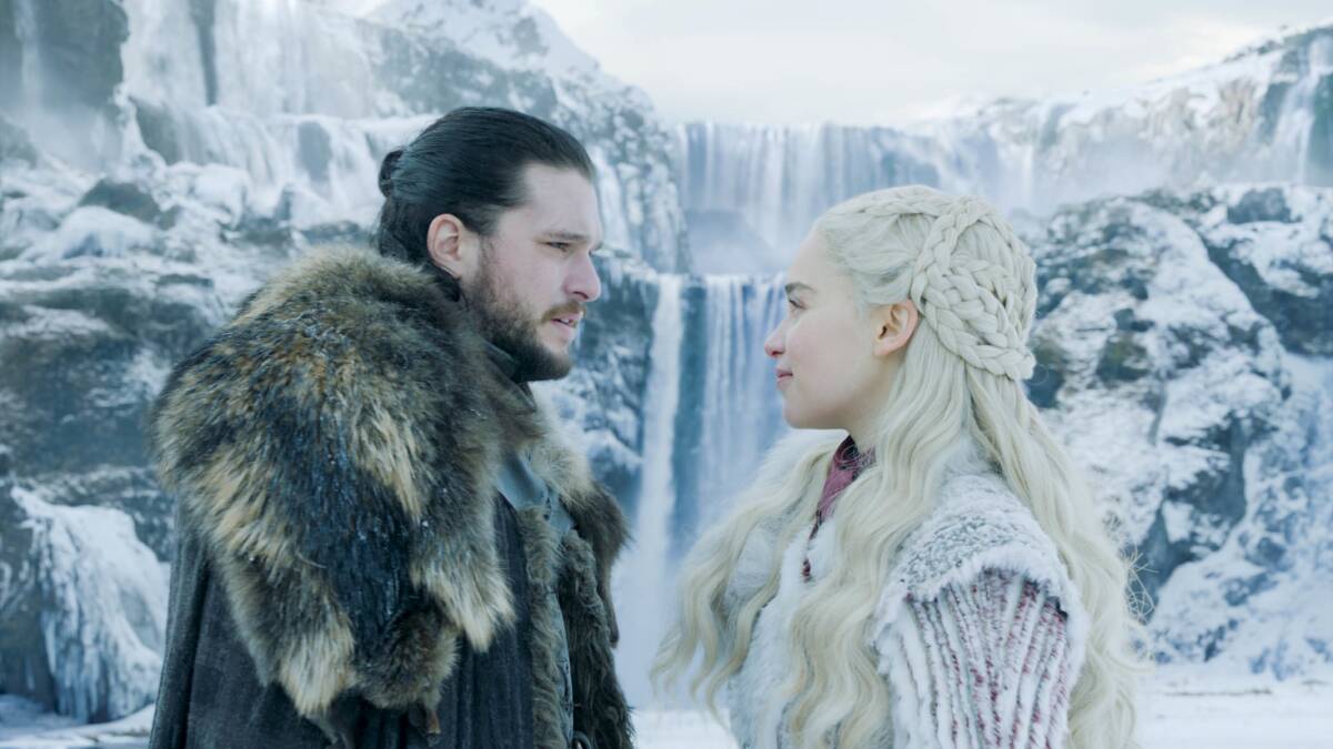 Jon and Daenerys had a fatal meeting in Monday's finale. Picture: HBO