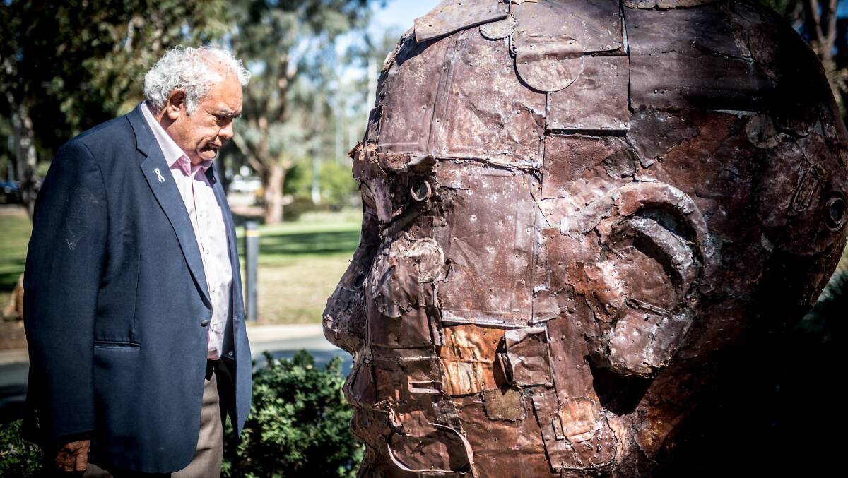 Tom Calma, who is the first Indigenous man to hold the position of chancellor at an Australian university. Photo: Karleen Minney.
