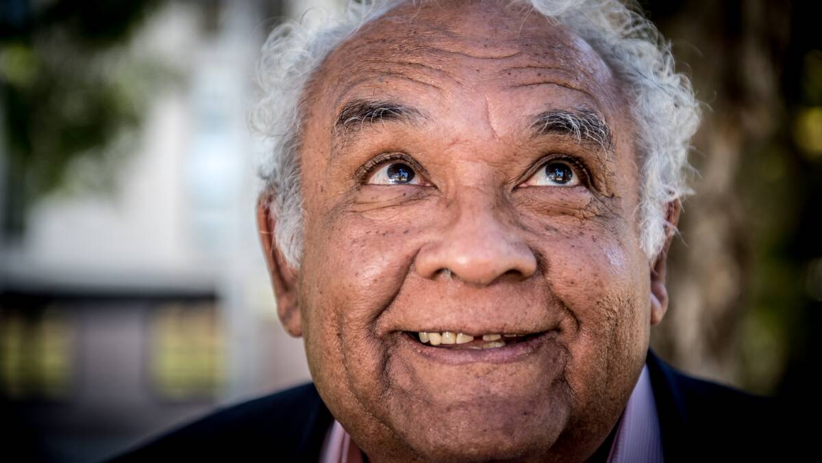 Tom Calma, who is the first Indigenous man to hold the position of chancellor at an Australian university. Photo: Karleen Minney.