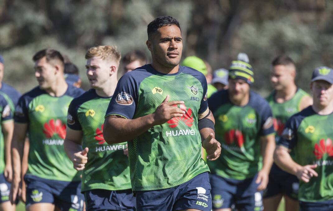 JJ Collins will make his Raiders debut after impressing coach Ricky Stuart. Photo: Sitthixay Ditthavong