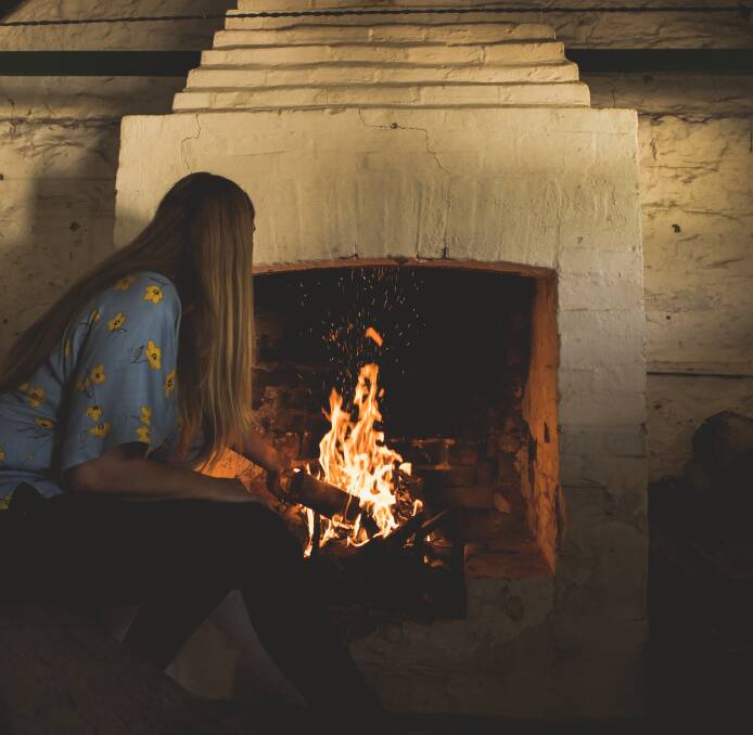 Fireplace at Lanyon Homestead, Tharwa. Photo: Jamila Toderas