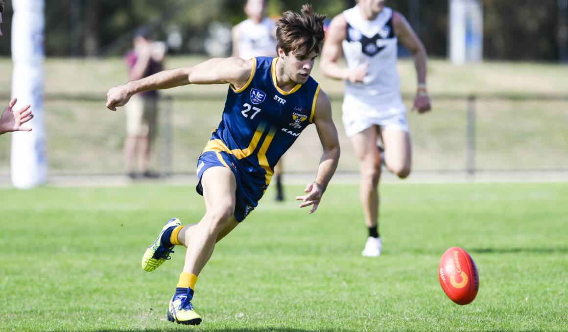 Canberra's rising star Rhys Pollock. Picture: Dion Georgopoulos