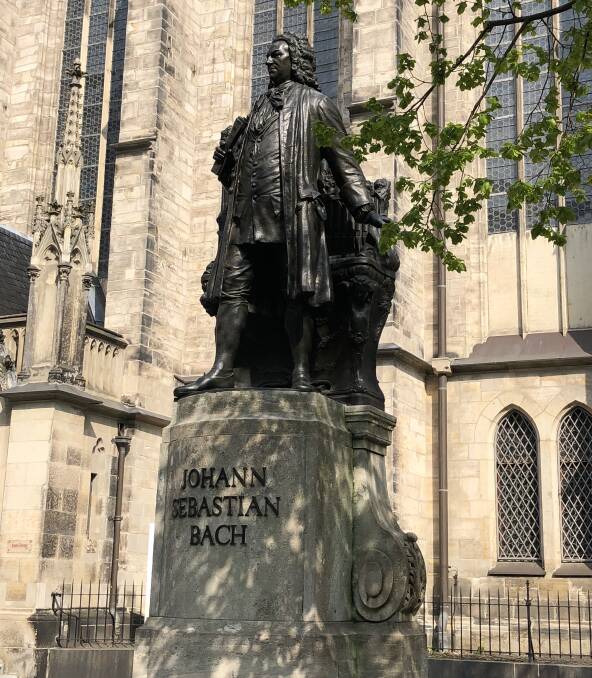 Statue of Bach in Leipzig. Photo: Marilyn Chalkley.
