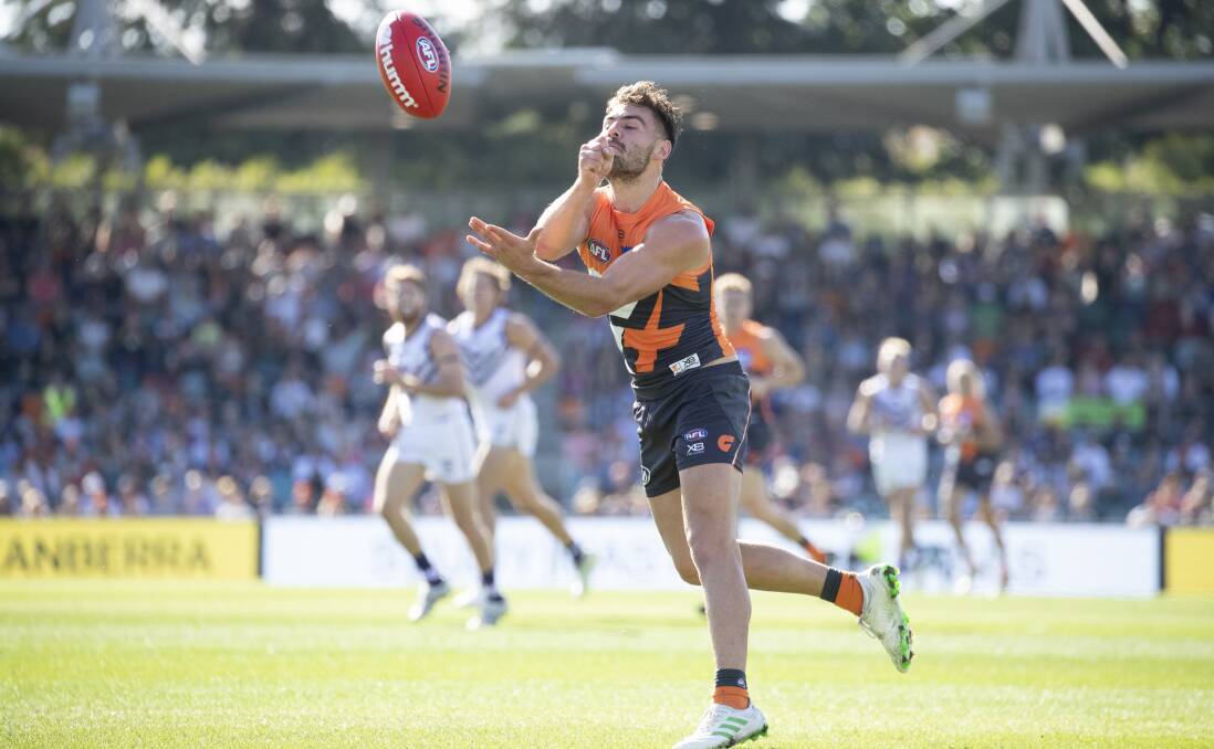 Giants' Stephen Coniglio is likely to return in Canberra. Picture: Sitthixay Ditthavong