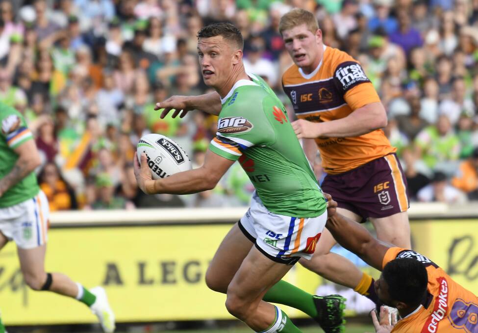 Raiders five-eighth Jack Wighton is growing into his new role. Photo: Sitthixay Ditthavong