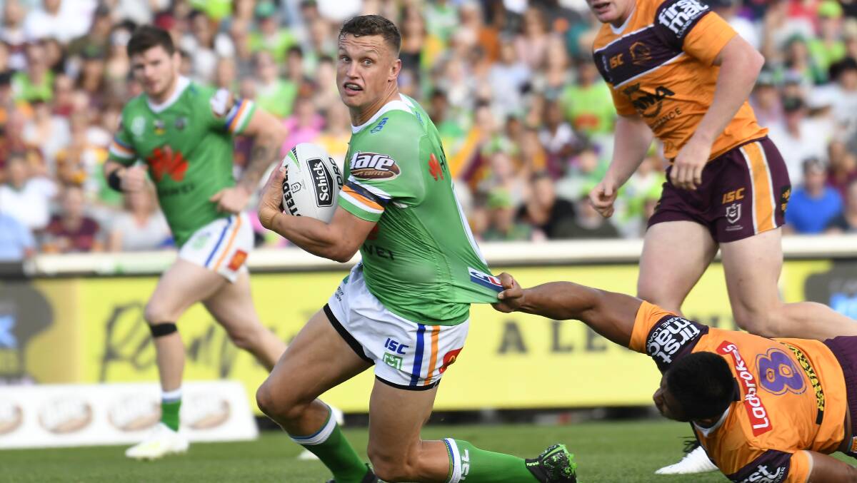 Raiders five-eighth Jack Wighton has been a standout this season. Photo: Sitthixay Ditthavong