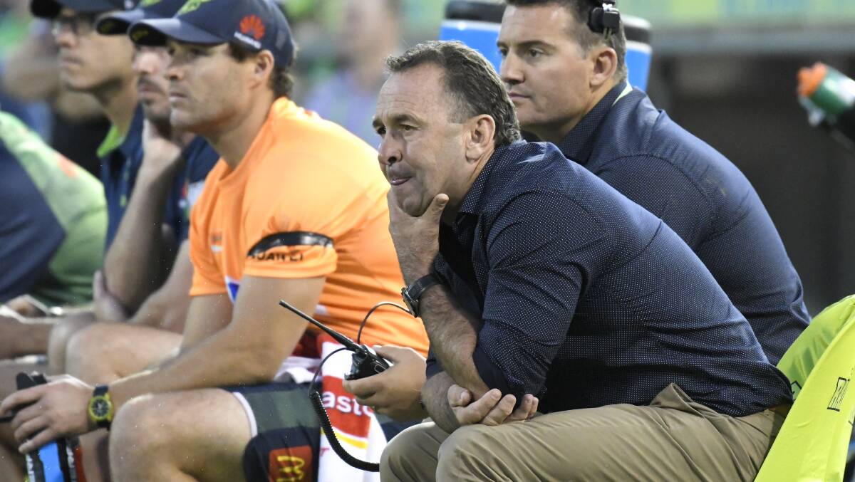 Raiders coach Ricky Stuart. Picture: Sitthixay Ditthavong
