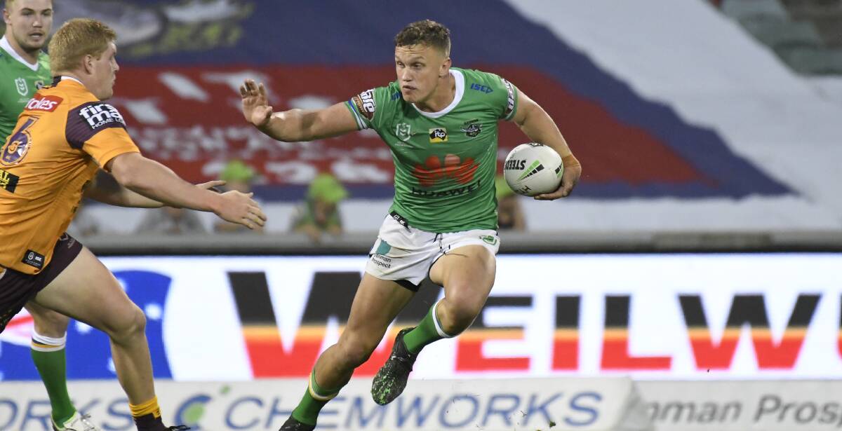 The Raiders will be without Jack Wighton. Picture: Sitthixay Ditthavong