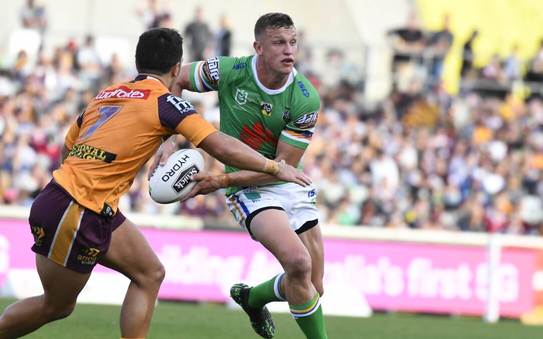 The Raiders plan to meet with Jack Wighton's manager next week. Picture: Sitthixay Ditthavong