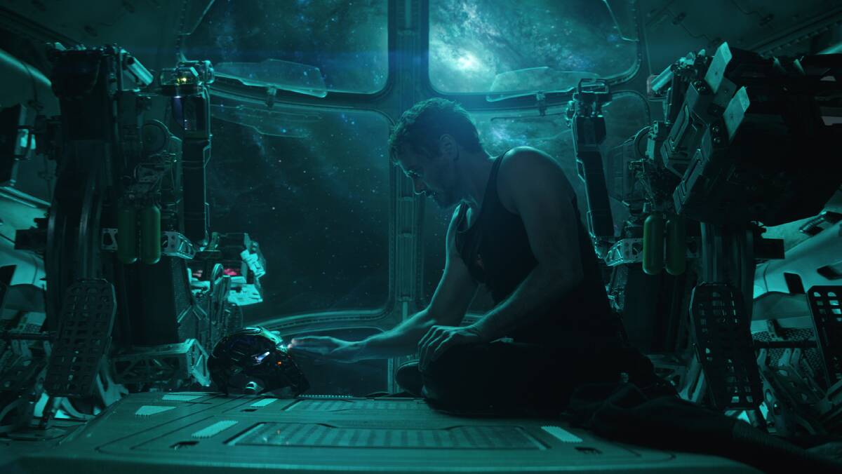  Robert Downey Jr. in a scene from Avengers: Endgame. Photo: AP
