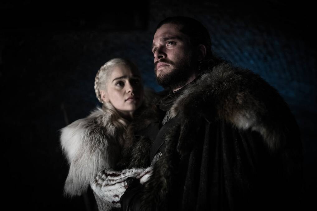 Do you know more about Game of Thrones than Emilia Clarke and Kit Harington? Test your knowledge this weekend. Photo: HBO via AP