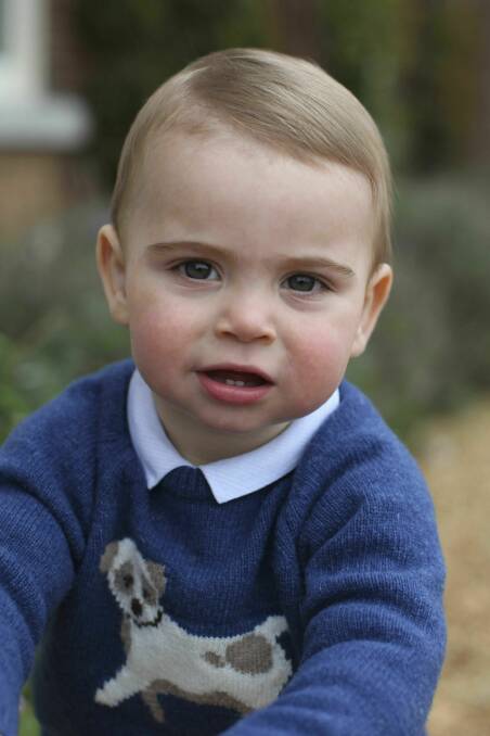 Prince Louis is celebrating his first birthday. Photo: Duchess of Cambridge/Kensington Palace