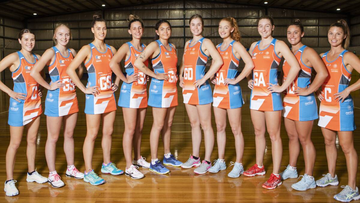 The Canberra Giants are gearing up for the Australian Netball League season opener in a bid to go one better. Photo: Jamila Toderas