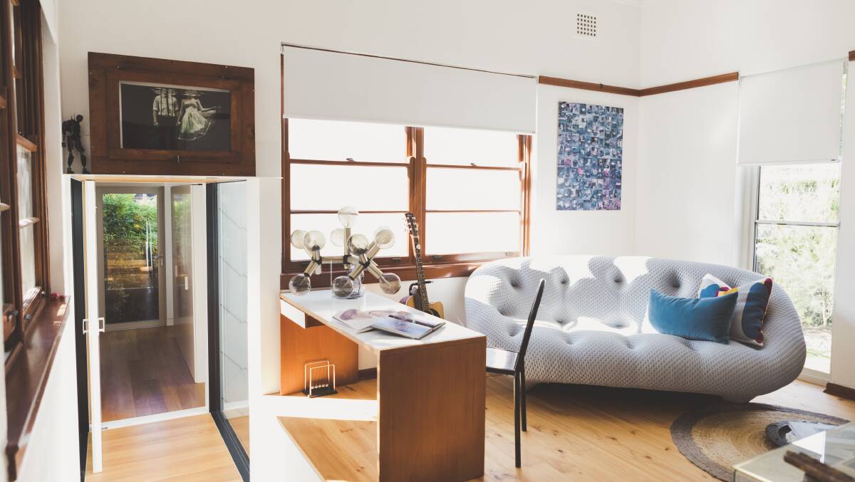 One of the living rooms at the Forrest home. Photo: Jamila Toderas