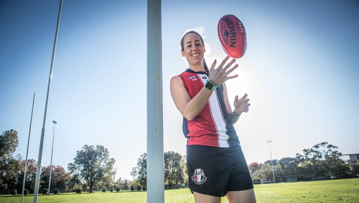 Dani Curcio will play her 200th game for Ainslie. Photo: Karleen Minney