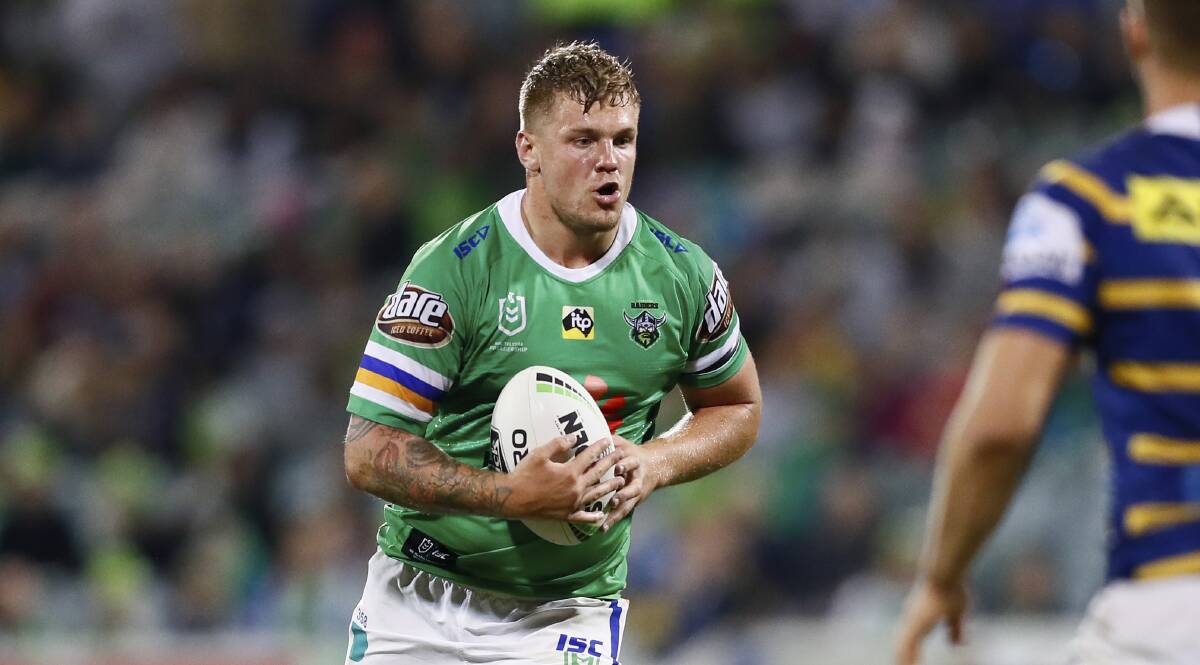 Raiders prop Ryan Sutton grew up playing football with George Williams in Wigan. Picture: Keegan Carroll/NRL Photos