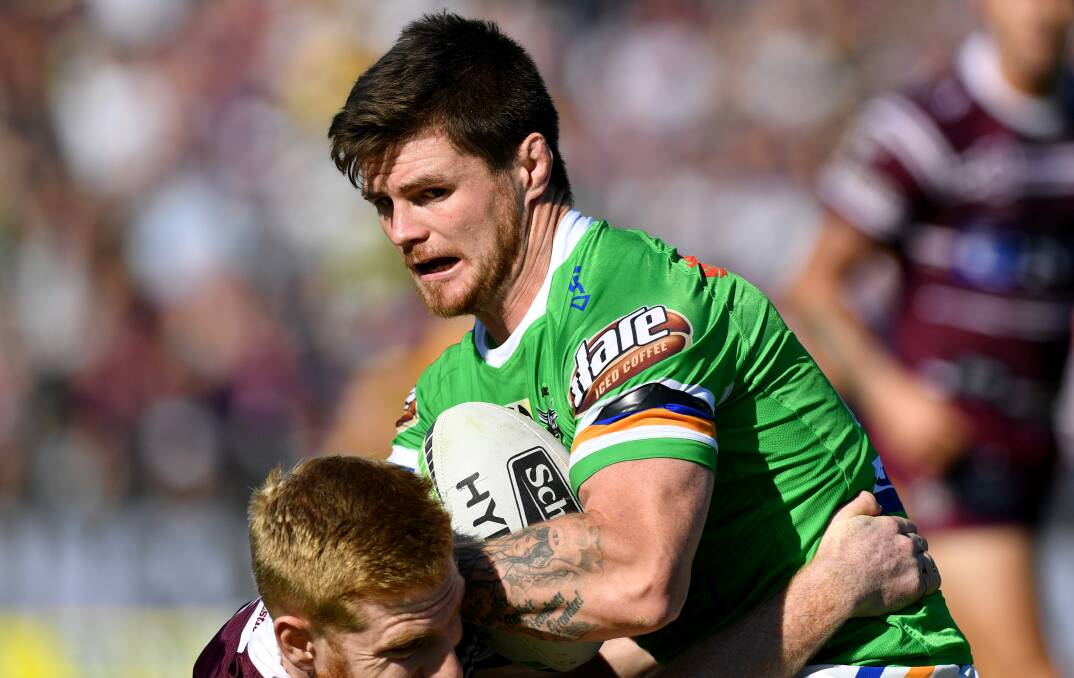 John Bateman has been a workhorse for Canberra in a range of roles.. Photo: Gregg Porteous NRL Photos
