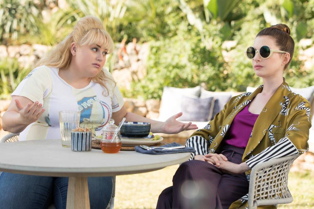  Rebel Wilson, left, as Penny Rust, and Anne Hathaway as Josephine Chesterfield in 'The Hustle'. Picture: Christian Black/Metro-Goldwyn-Mayer Pictures