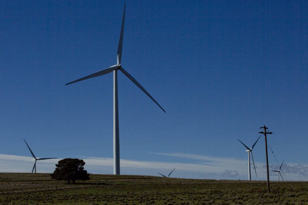 Wind farms in NSW are tipped to be the biggest providers of power to the ACT. Picture: Ryan Stuart