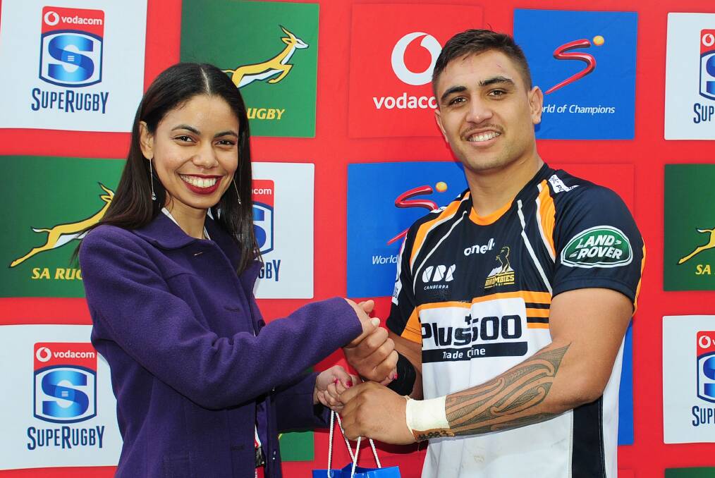 Jahrome Brown was named man of the match in his run-on debut against the Cape Town Stormers. Picture: AAP