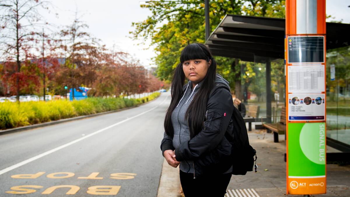 Eighteen-year-old Imchan Raman has started a petition to restore the old bus timetable. Picture: Elesa Kurtz