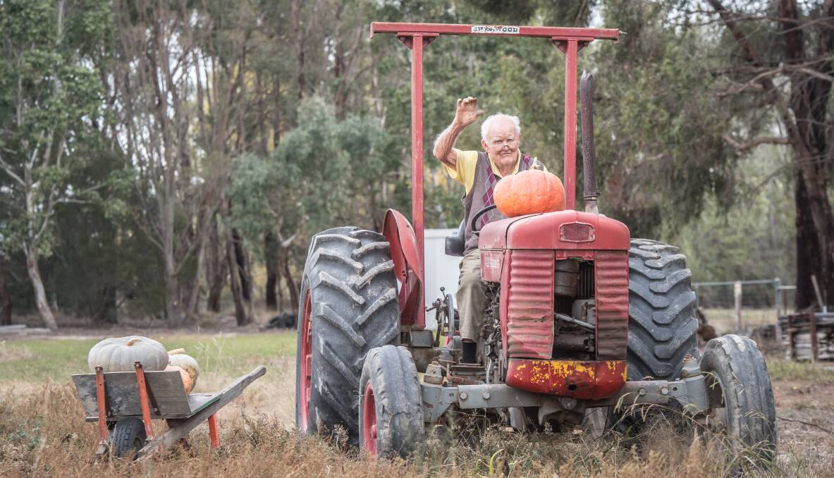 Ted Birkett is fired up for another Collector Pumpkin Festival. Picture: Karleen Minney
