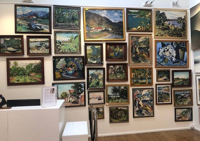 Some of the "Noel Wood" works withdrawn from sale by the auction house Leonard Joel this morning. Picture: Supplied. 