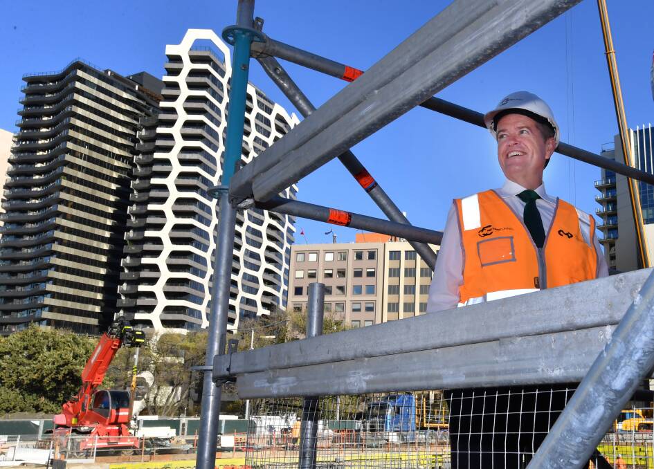 Opposition leader Bill Shorten has pledged to abolish the Australian Building and Construction Commission. Picture: AAP