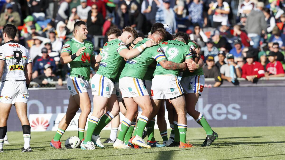 The Raiders are planning some bushfire relief activities for their round-six clash in Wagga Wagga. Picture: NRL Photos