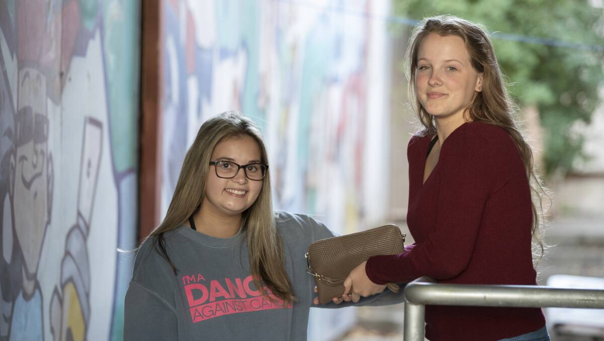 Tiarne Brown, left, and Heidi Nicholson said that mental health services were vital in Cooma, where they had grown up. Picture: Sitthixay Ditthavong