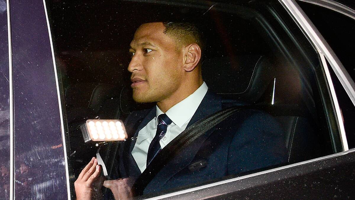 The Israel Folau saga shows no signs of slowing down. Picture: AAP