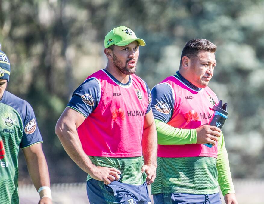 The Raiders are confident winger Jordan Rapana will play. Picture: Karleen Minney