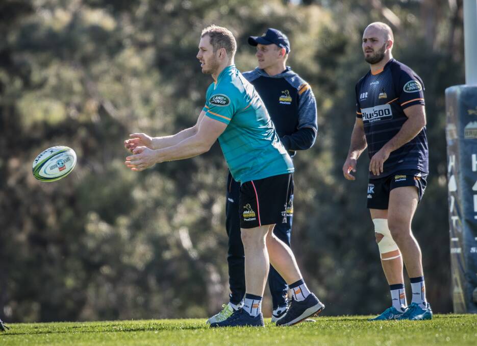 David Pocock and Lachlan McCaffrey are both recovering from injuries, but are unlikely to play against the Sunwolves on Sunday. Picture: Karleen Minney