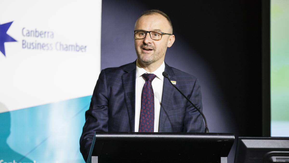 Andrew Barr has been trying to find the right plan for a new Canberra Stadium for the past 10 years. Picture: Jamila Toderas
