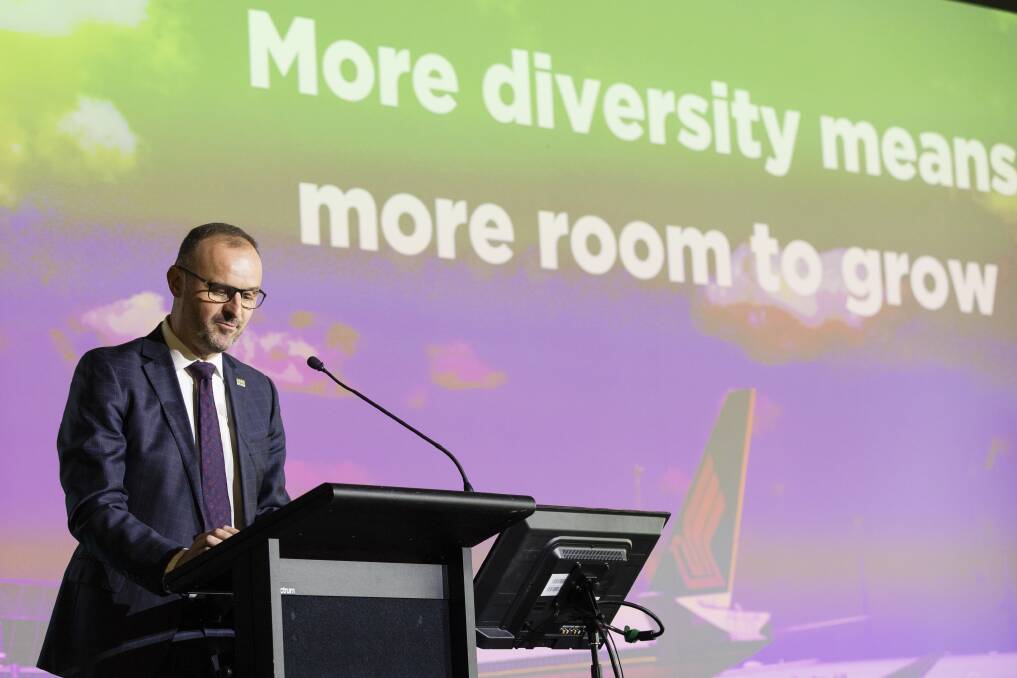 ACT Chief Minister Andrew Barr has outlined the ACT Governments plans for the Territory in 2019 and beyond. Picture: Jamila Toderas