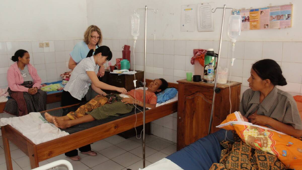 A postnatal ward in the Mother Ignacia Hospital in West Timor. Picture: Supplied