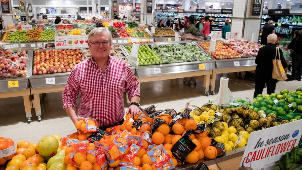 Coles managing director Steven Cain will reveal his plans for the business next week. Picture: Edwina Pickles.