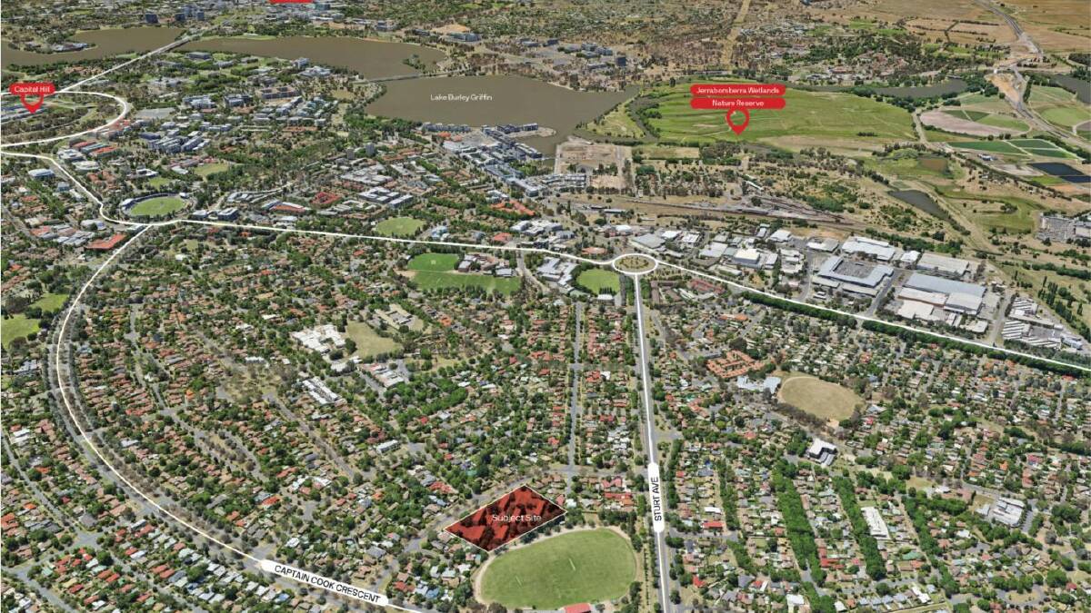 The Gowrie Court flats block sits in a prime pocket of Canberra's inner south. Picture: Supplied