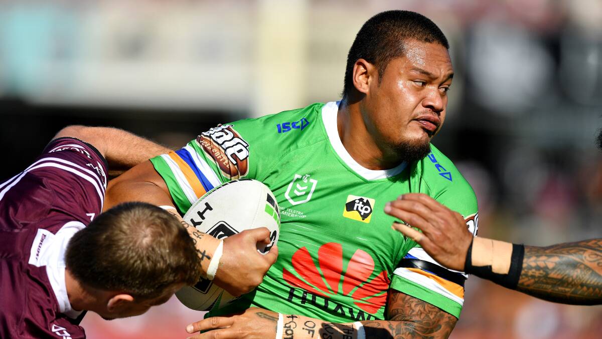 Joey Leilua is set to spend a fortnight on the sidelines. Picture: NRL Photos