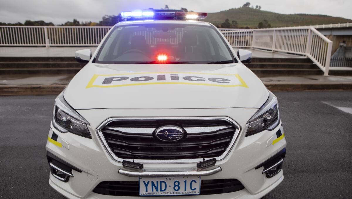 ACT Policing uses Subaru Liberty sedans for its general duties police cars. Picture: Supplied