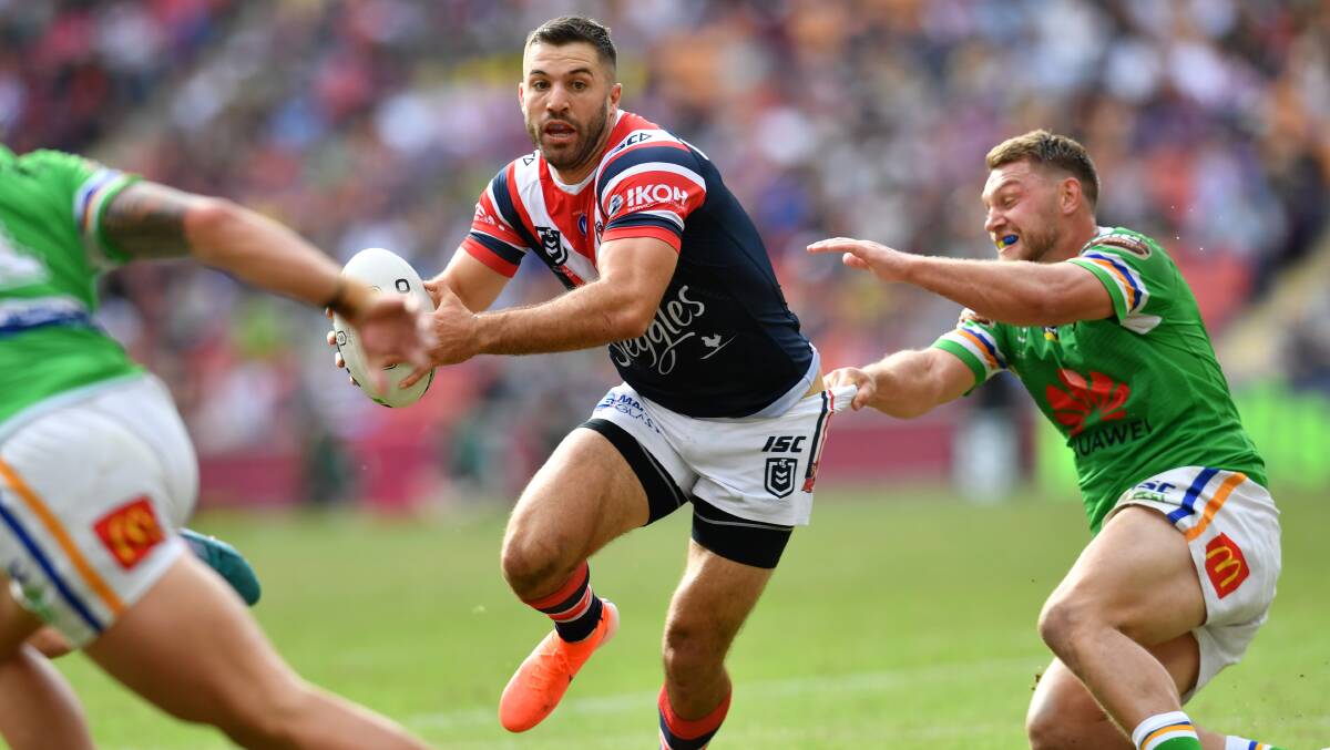 James Tedesco starred for the Roosters. Picture: AAP Image/Darren England