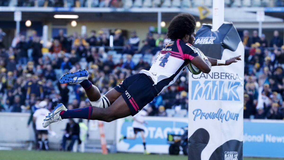 Henry Speight was at his flying best on Sunday. Picture: AAP