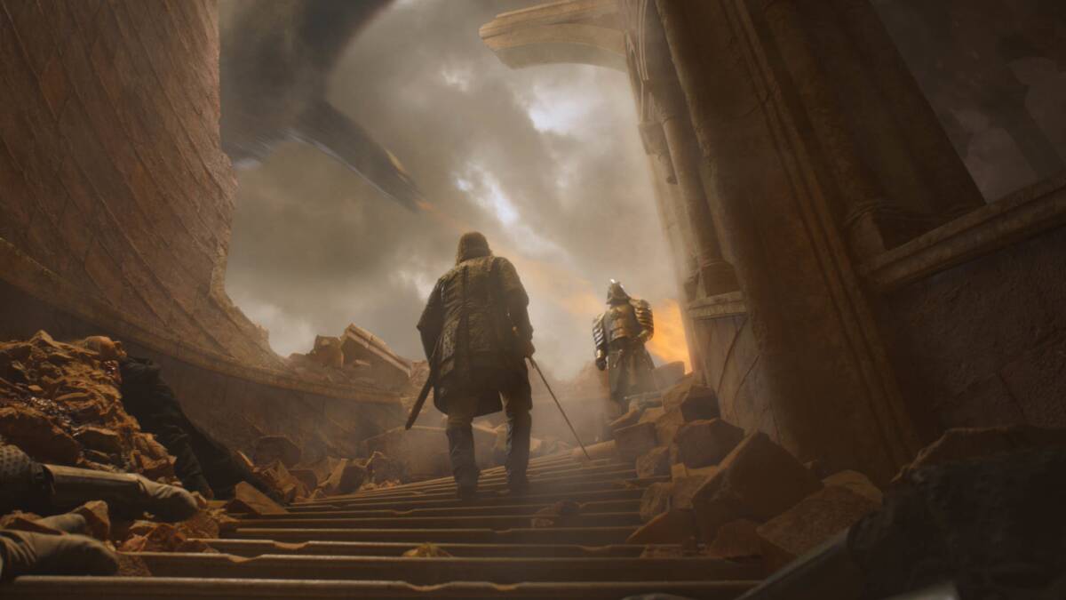 A date with destiny: The Hound and The Mountain prepare to face off. Picture: HBO