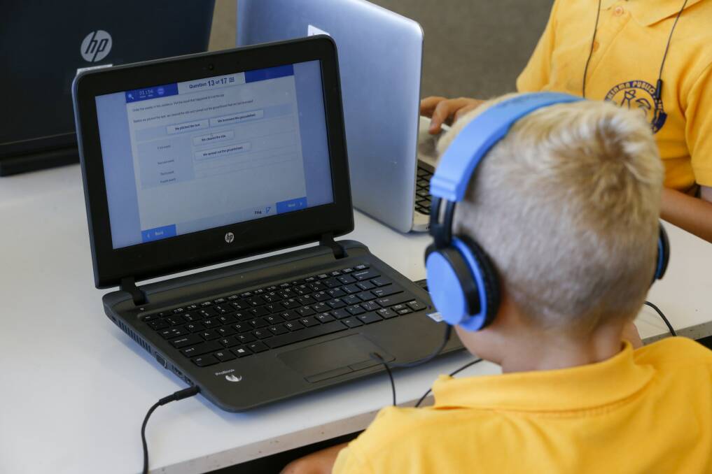 NAPLAN testing began for another year on Tuesday. Picture: Anna Warr