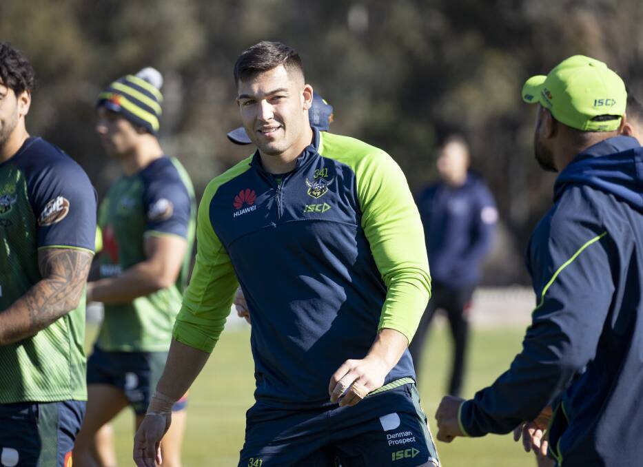 Nick Cotric will have a new job when the Raiders play the Rabbitohs on Saturday. Picture: Sitthixay Ditthavong
