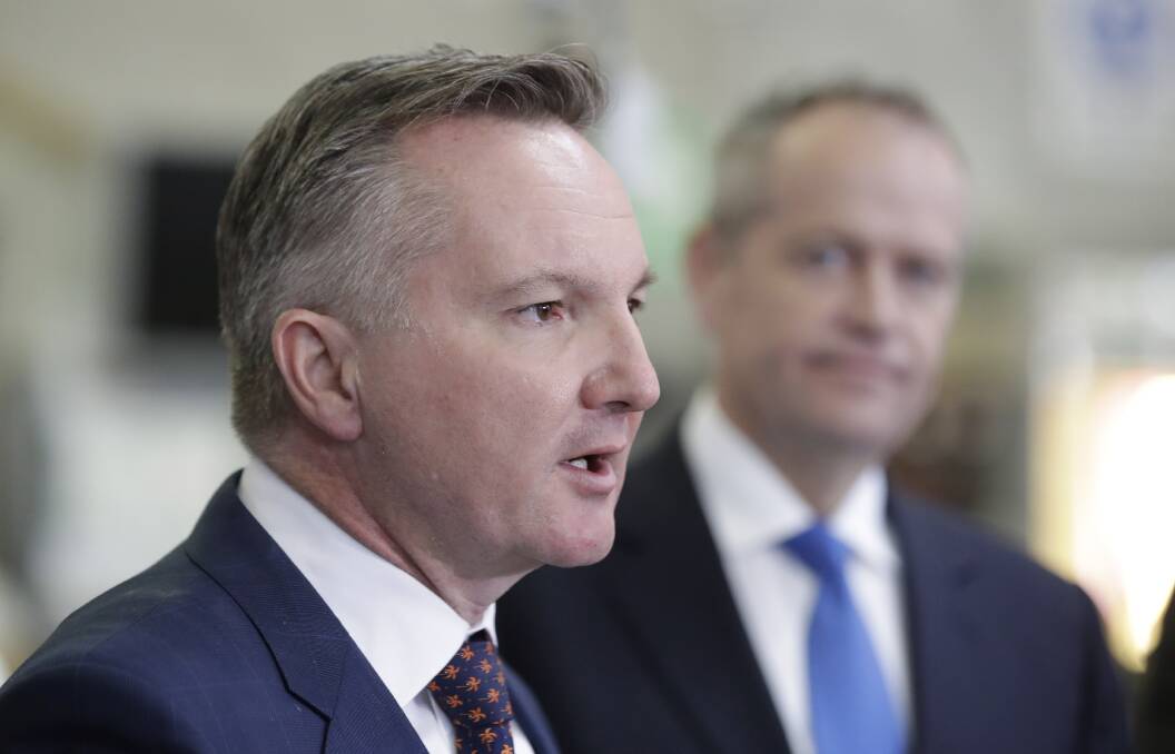 Shadow treasurer Chris Bowen says Mark Bouris and the Liberal Party have told "lies" about Labor's housing policies. Picture: Alex Ellinghausen